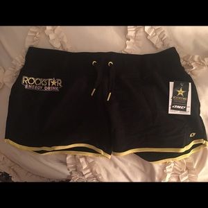 Rockstar energy shorts.